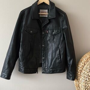 Vegan leather Levis jacket